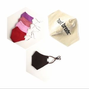 100% Cotton face mask+ filter pocket